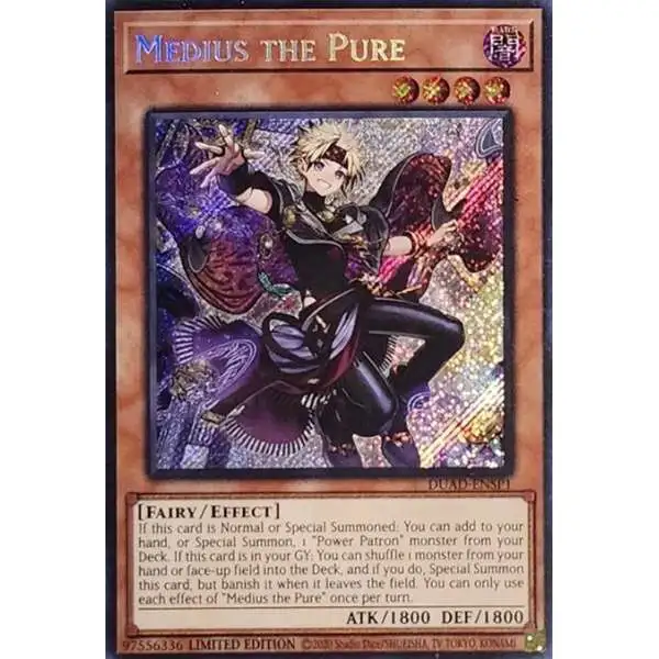 yugioh pure decks Trading Card Game Duelist's Advance Secret Rare Medius the DUAD-ENSP1 but banish it when it leaves the field Pure Punk Deck : r/masterduel