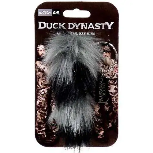 Duck Dynasty Animal Tail Raccoon Keychain