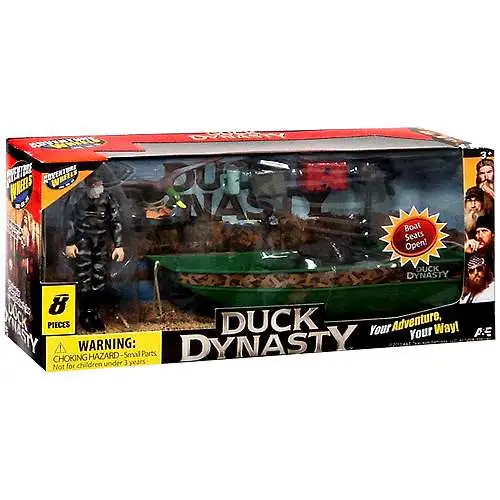Duck Dynasty Adventure Wheels Boat & SI Action Figure Playset [Damaged Package]