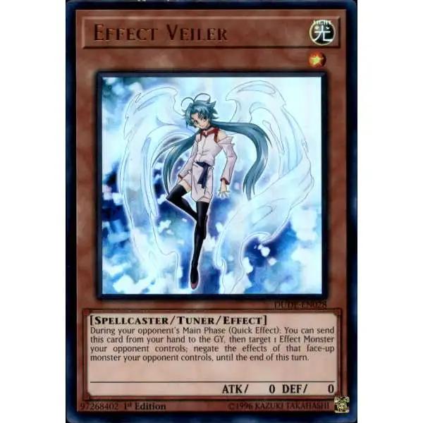 YuGiOh Duel Devastator Ultra Rare Effect Veiler DUDE-EN028