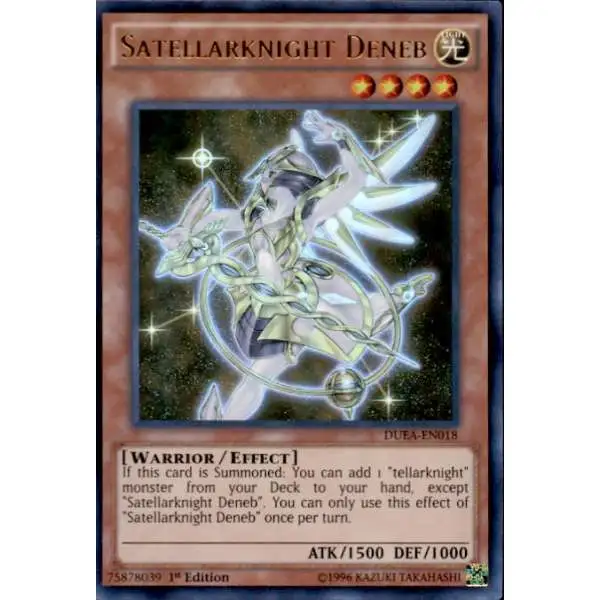 YuGiOh Duelist Alliance Ultra Rare Satellarknight Deneb DUEA-EN018