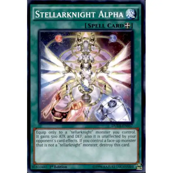 YuGiOh Duelist Alliance Common Stellarknight Alpha DUEA-EN057
