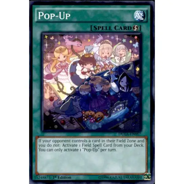 YuGiOh Duelist Alliance Common Pop-Up DUEA-EN067