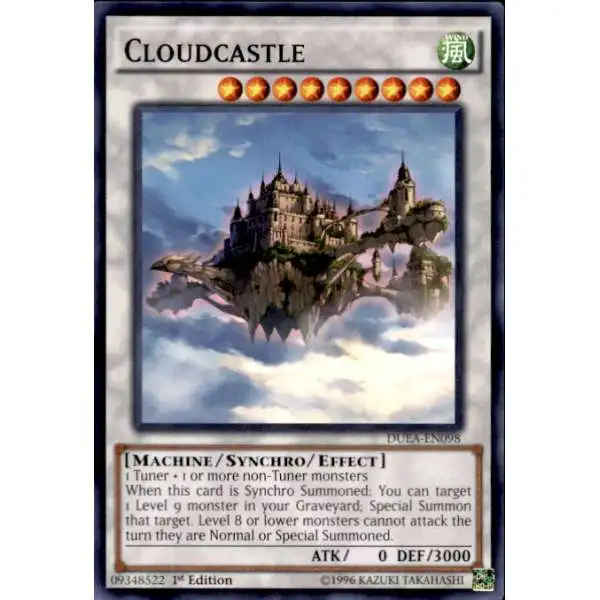 YuGiOh Duelist Alliance Common Cloudcastle DUEA-EN098