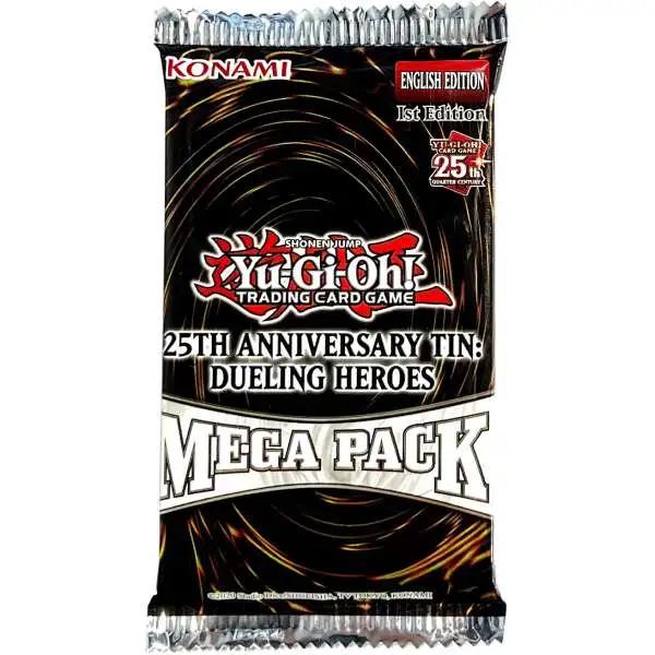 YuGiOh Dueling Heroes Booster MEGA Pack [18 Cards, 25th Anniversary]