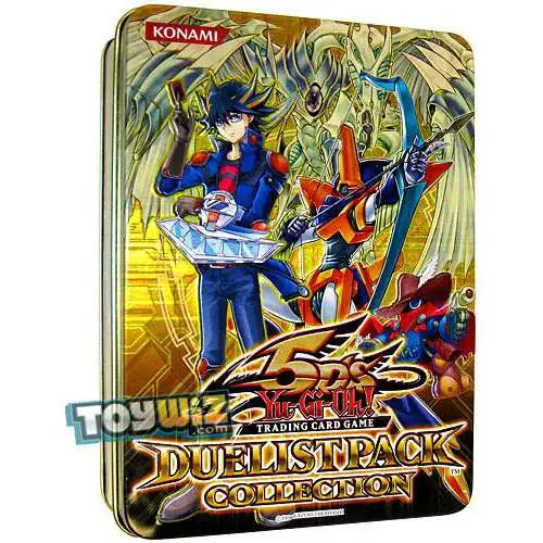 YuGiOh YuGiOh 5D's 2010 Duelist Pack Exclusive Tin Set [Yellow, 4 Booster Packs & Promo Card]