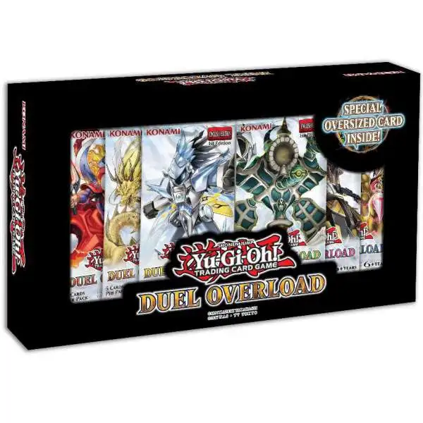YuGiOh Duel Overload Box [6 Booster Packs & Oversize Card]