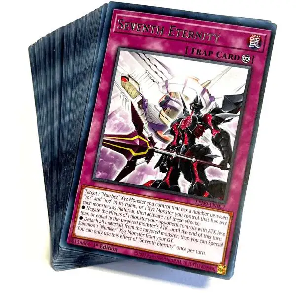 YuGiOh Trading Card Game Legendary Duelists Duels From The Deep 5 Super Rares & 45 Commons LOT of 50 Single Cards