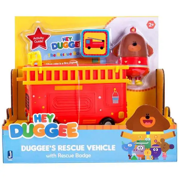 Hey Duggee Duggee's Rescue Vehicle Vehicle & Figure [with Rescue Badge]