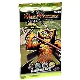 Duel Masters Card Game Rampage of the Super Warriors Shadowclash of Blinding Night Booster Pack DM-04 [10 Cards]