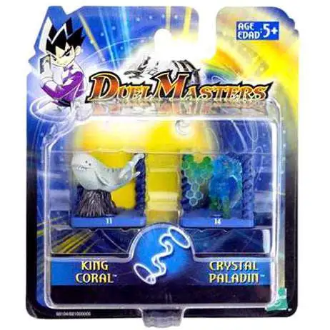 Duel Masters King Coral & Crystal Paladin Mini Figure 2-Pack