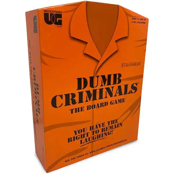 University Games Dumb Criminals Party Board Game