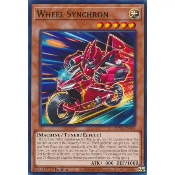 YuGiOh Trading Card Game Duelist Nexus Common Wheel Synchron DUNE-EN001