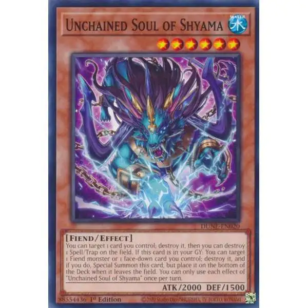 YuGiOh Trading Card Game Duelist Nexus Common Unchained Soul of Shyama DUNE-EN020