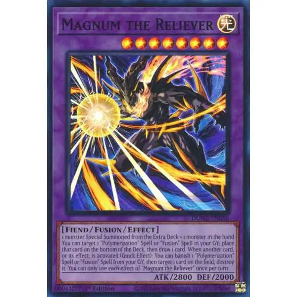 YuGiOh Trading Card Game Duelist Nexus Super Rare Magnum the Reliever DUNE-EN036