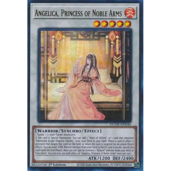 YuGiOh Trading Card Game Duelist Nexus Ultra Rare Angelica, Princess of Noble Arms DUNE-EN040