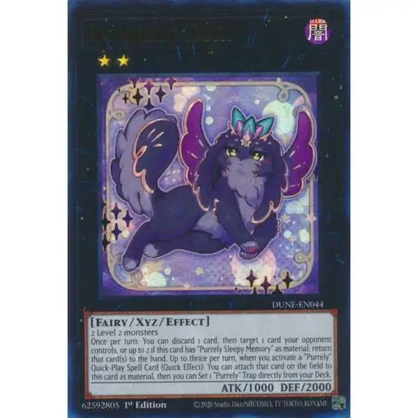 YuGiOh Trading Card Game Duelist Nexus Ultra Rare Epurrely Noir DUNE-EN044