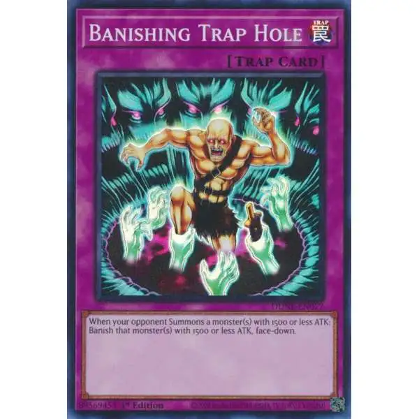 yugioh cards that banish face down Banishing Trap Hole - DUNE-EN077 - Super Rare yugioh cards that banish from