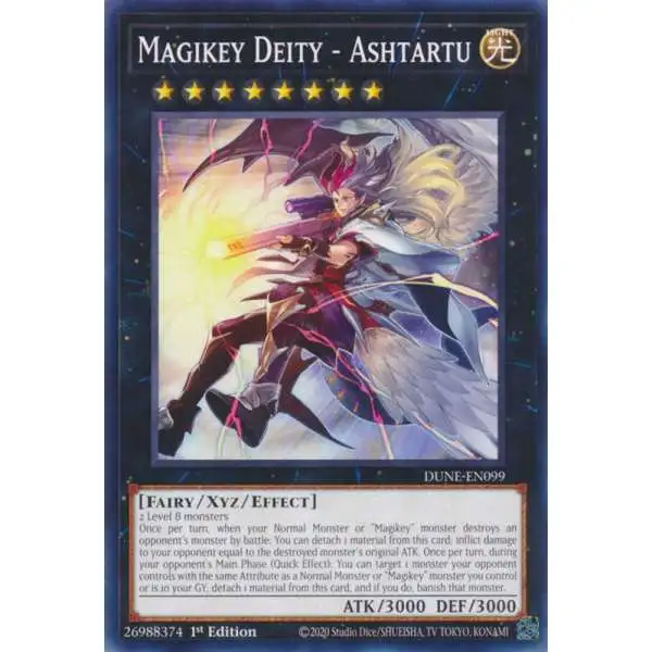 YuGiOh Trading Card Game Duelist Nexus Common Magikey Deity - Ashtartu DUNE-EN099