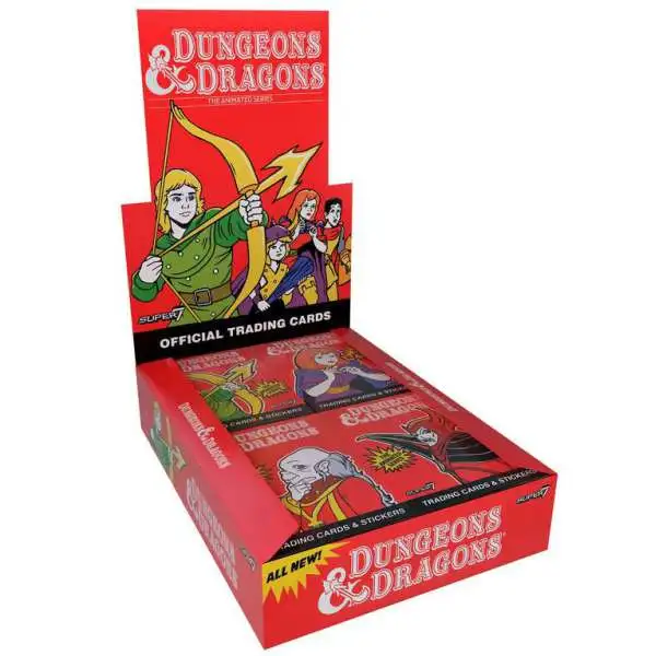 Dungeons & Dragons Animated Series Series 1 Trading Card Wax Pack Box [24 Packs]