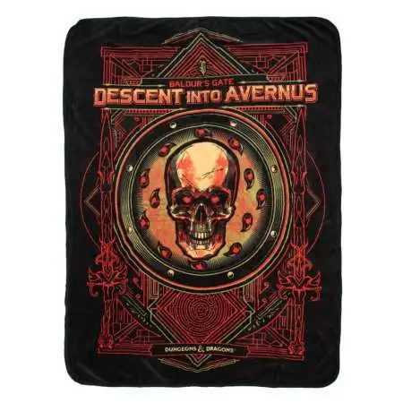 Dungeons & Dragons Baldur's Gate Fleece Throw Blanket