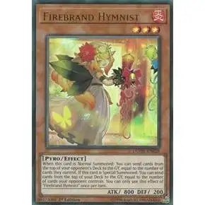 YuGiOh Duel Overload Ultra Rare Firebrand Hymnist DUOV-EN028