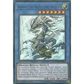 YuGiOh Duel Overload Ultra Rare Sauravis, the Ancient and Ascended DUOV-EN075