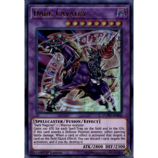 YuGiOh Duel Power Ultra Rare Dark Cavalry DUPO-EN002