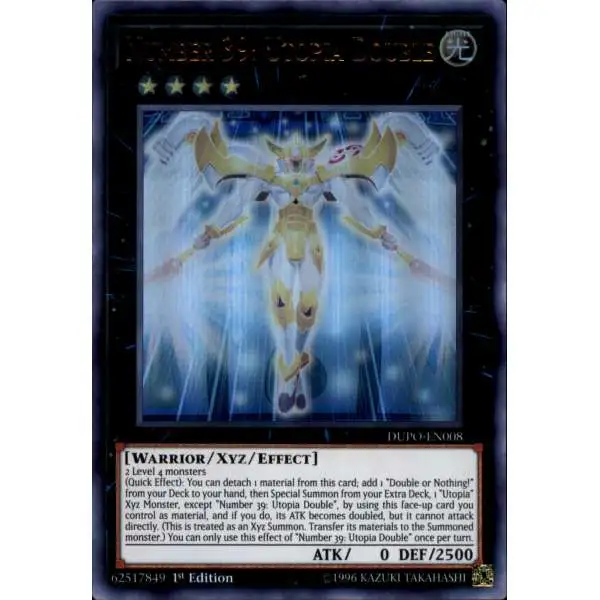 YuGiOh Duel Power Ultra Rare Number 39: Utopia Double DUPO-EN008