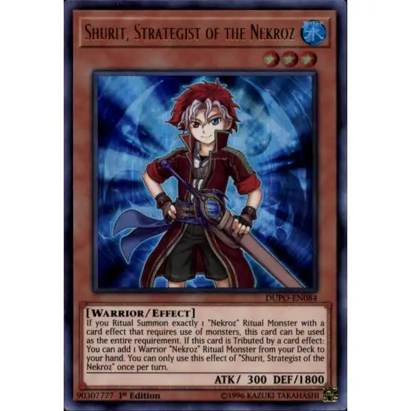 YuGiOh Duel Power Ultra Rare Shurit, Strategist of the Nekroz DUPO-EN084