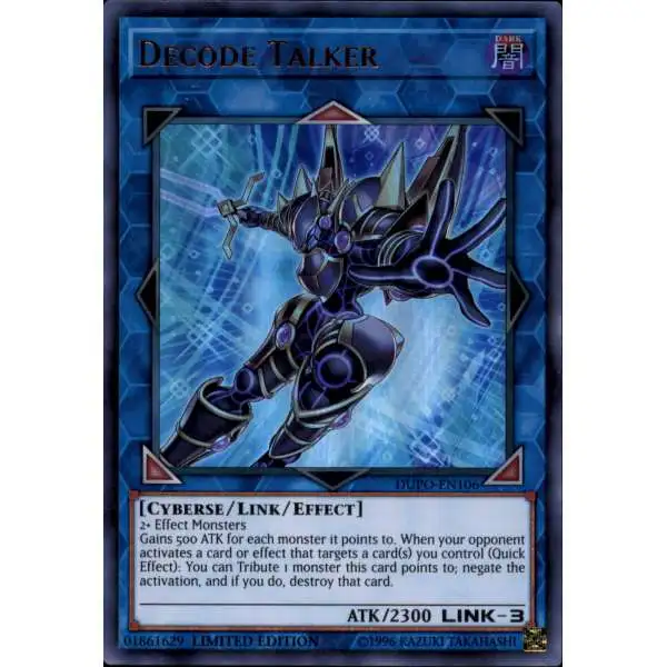 YuGiOh Duel Power Ultra Rare Decode Talker DUPO-EN106