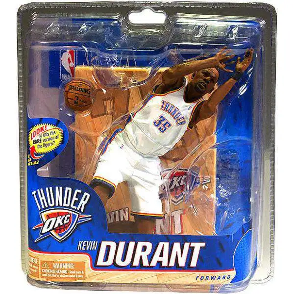 McFarlane Toys NBA Oklahoma City Thunder Sports Basketball Series 20 Kevin Durant Action Figure [White Jersey, Loose]