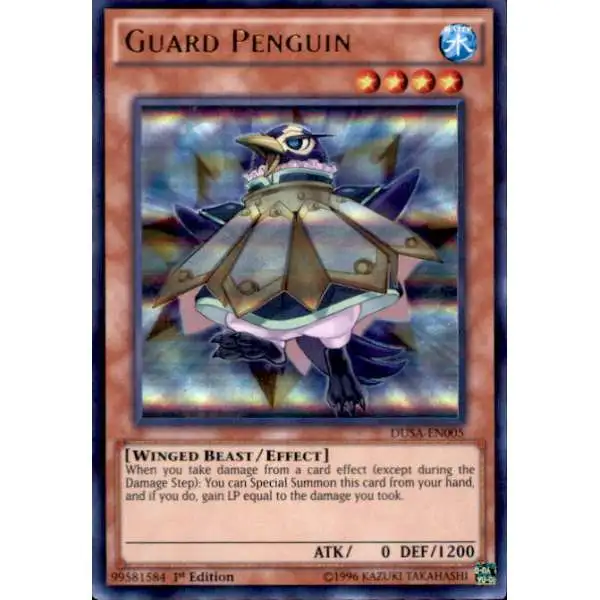 YuGiOh Duelist Saga Ultra Rare Guard Penguin DUSA-EN005