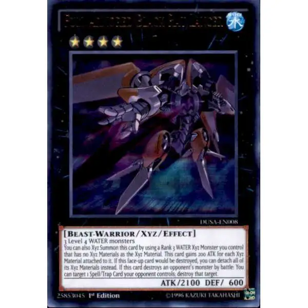 YuGiOh Duelist Saga Ultra Rare Full Armored Black Ray Lancer DUSA-EN008