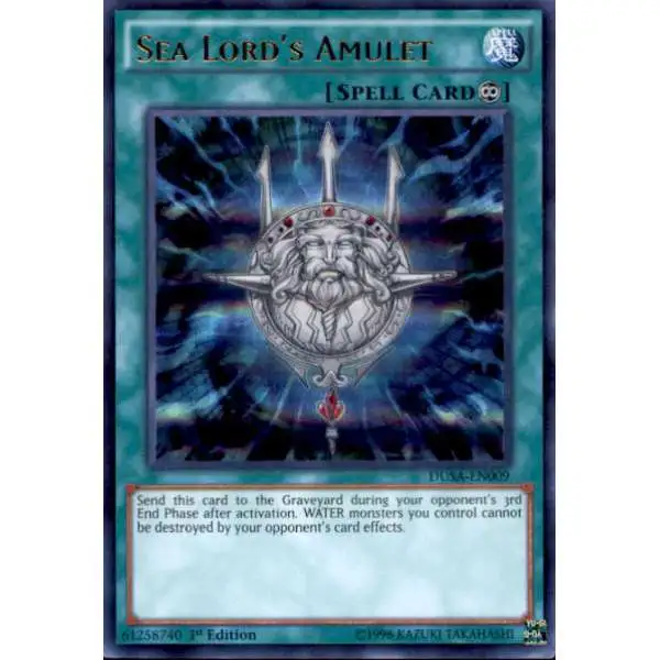 YuGiOh Duelist Saga Ultra Rare Sea Lord's Amulet DUSA-EN009