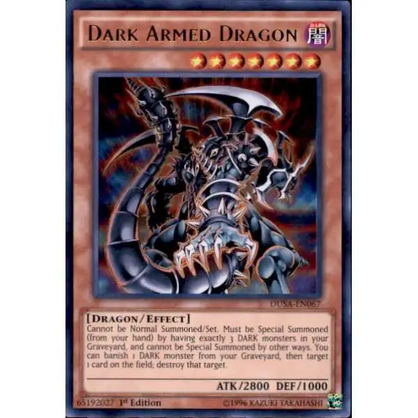 YuGiOh Duelist Saga Ultra Rare Dark Armed Dragon DUSA-EN067