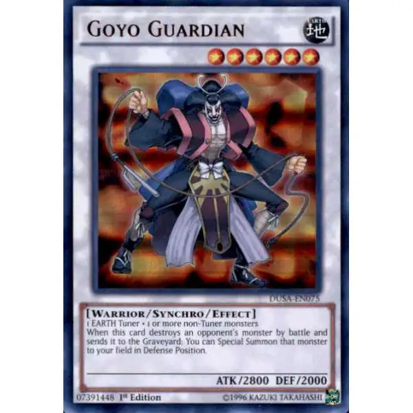 YuGiOh Duelist Saga Ultra Rare Goyo Guardian DUSA-EN075