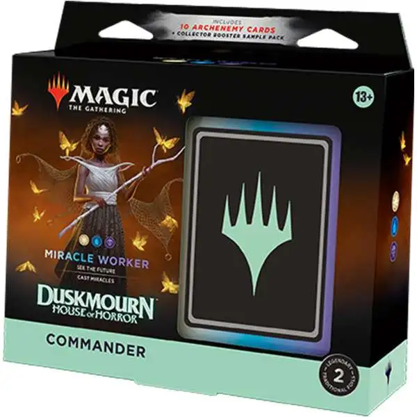 MtG Trading Card Game Duskmourn: House of Horror Miracle Worker Commander Deck