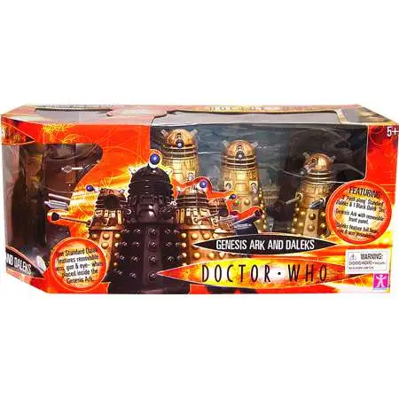 Doctor Who Genesis Ark and Daleks フィギュア Doctor Who Genesis Ark and Daleks Action Figure Set Underground