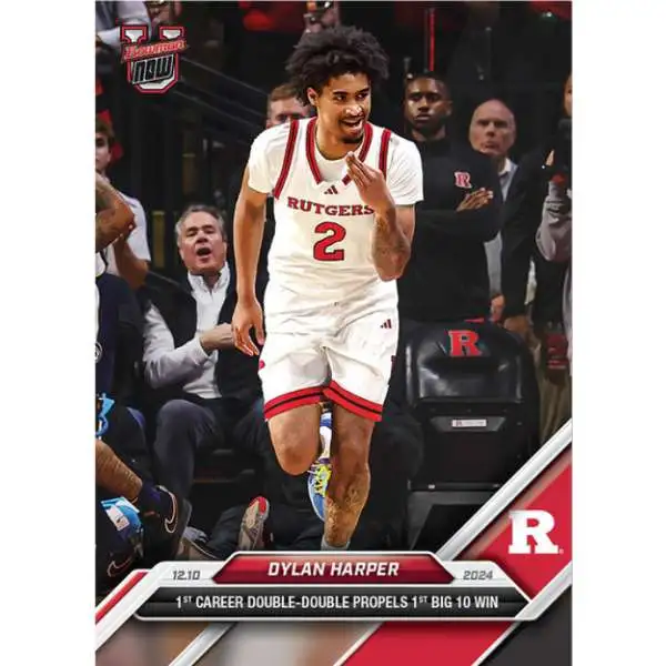 NCAA Rutgers Scarlet Knights 2024-25 Bowman U NOW Basketball Dylan Harper #28