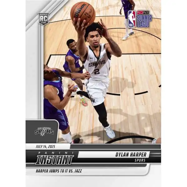 NBA 2025-26 Panini Instant Basketball Dylan Harper #28 [Rookie]