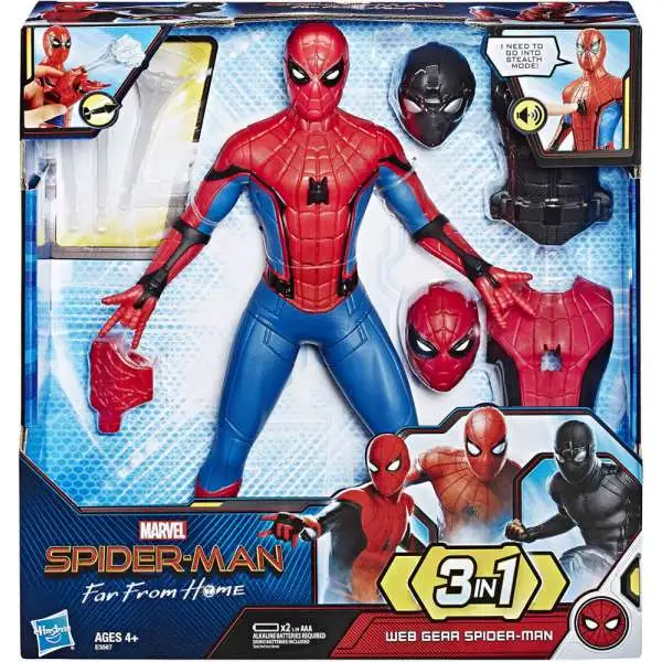 Marvel Spider-Man Far From Home Web Gear Spider-Man Action Figure