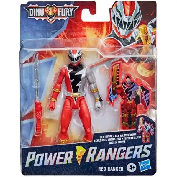 Power Rangers Dino Fury Red Ranger Action Figure