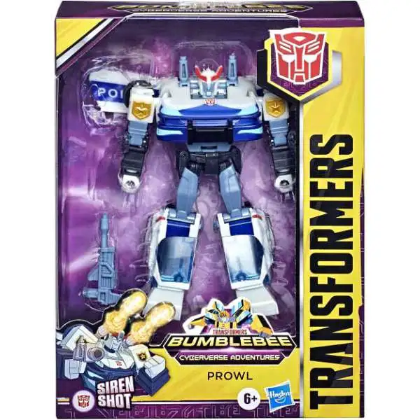 Transformers Bumblebee Cyberverse Adventures Prowl Deluxe Action Figure [Damaged Package]