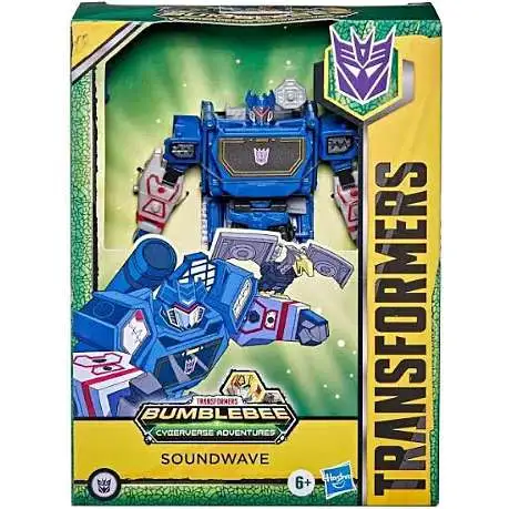 Transformers Bumblebee Cyberverse Adventures Soundwave Deluxe Action Figure (Pre-Order ships October)