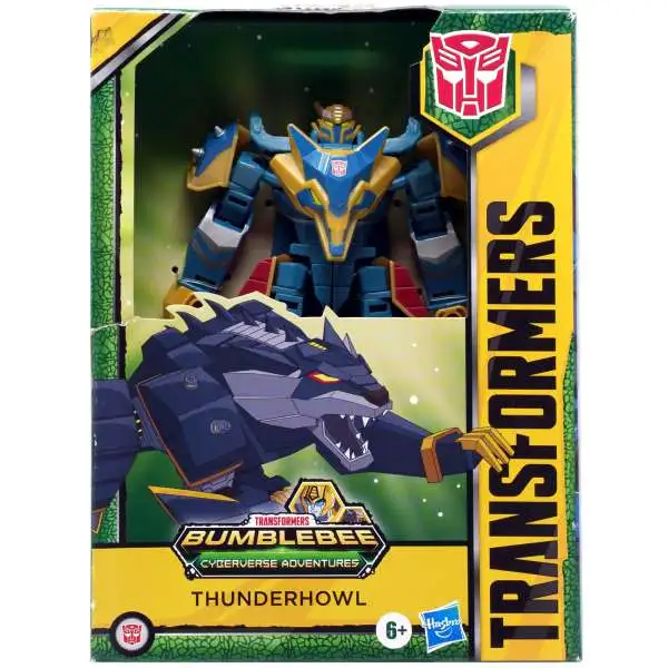 Transformers Bumblebee Cyberverse Adventures Thunderhowl Deluxe Action Figure [Damaged Package]