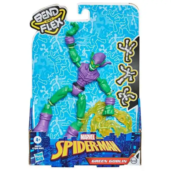 Marvel Spider-Man Bend & Flex Green Goblin Action Figure [2021]
