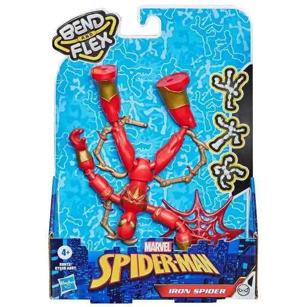 Marvel Spider-Man Bend & Flex Iron Spider Action Figure [2021]