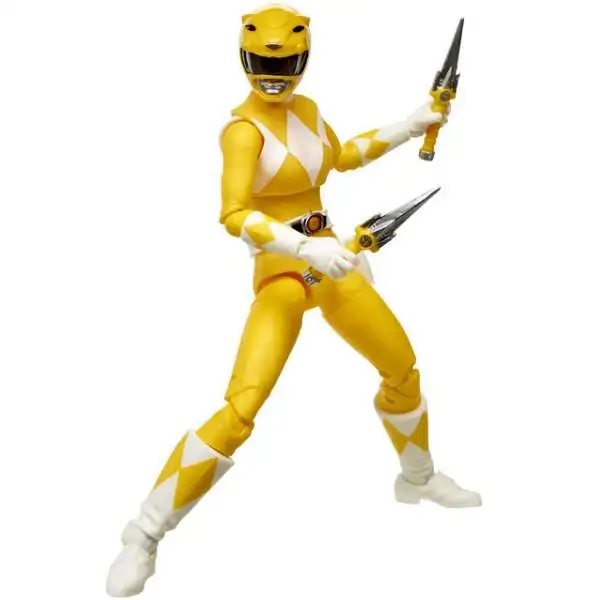 Power Rangers Mighty Morphin Lightning Collection Yellow Ranger Action Figure
