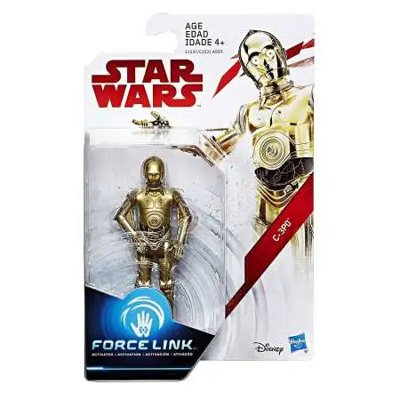 Star Wars The Last Jedi Force Link Teal Series Wave 1 C-3PO Action Figure